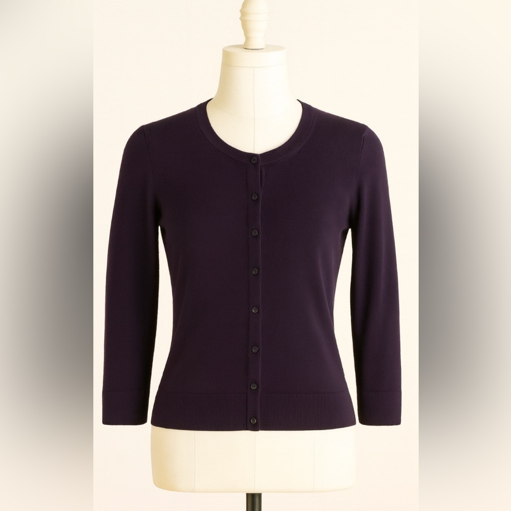 Ann Taylor Classic Button Front Cardigan
